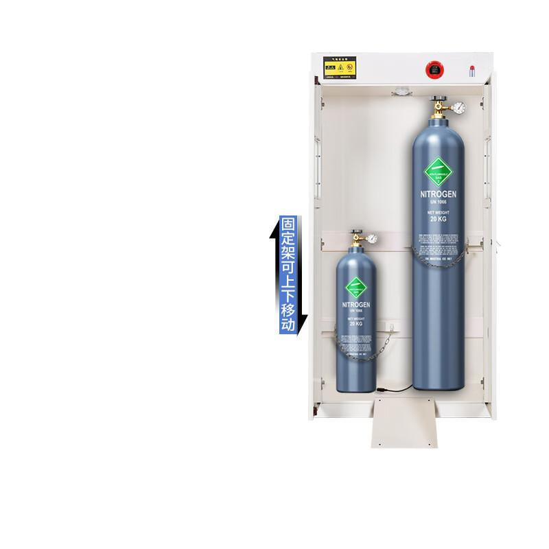 谷司帝 GI-EX0205-W 全防爆双瓶气瓶柜氟利昂 W900*D450*H1900mm 白色按个销售