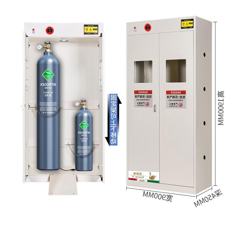 谷司帝 GI-EX0205-W 全防爆双瓶气瓶柜氟利昂 W900*D450*H1900mm 白色按个销售