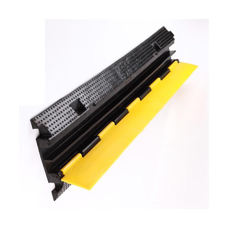 谷司帝 GI-ZXC-4 室外露天橡胶走线槽减速带4# 小二线槽1000*200*50mm 黄黑色按(个)销售 谷司帝 GI-ZXC-4 室外露天橡胶走线槽减速带4# 小二线槽1000*200*50mm 黄黑色按(个)销售