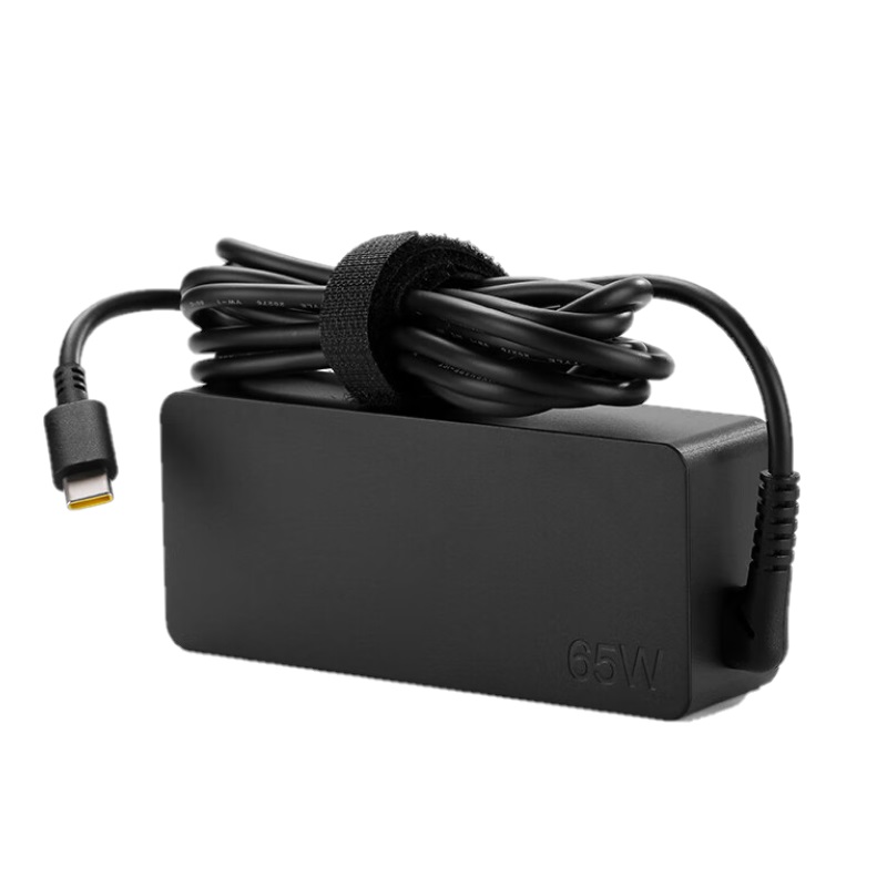 联想 原装 笔记本充电器 Type-C电源适配器 Thinkpad 电脑充电器 黑色 20V3.25A 65W USB-C接口充电器按个销售