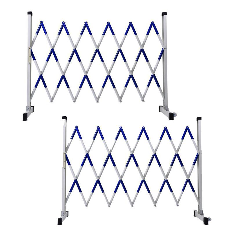 月桐 GYT-BH06 玻璃钢绝缘伸缩围栏 蓝白色长5m*高1.2m按个销售