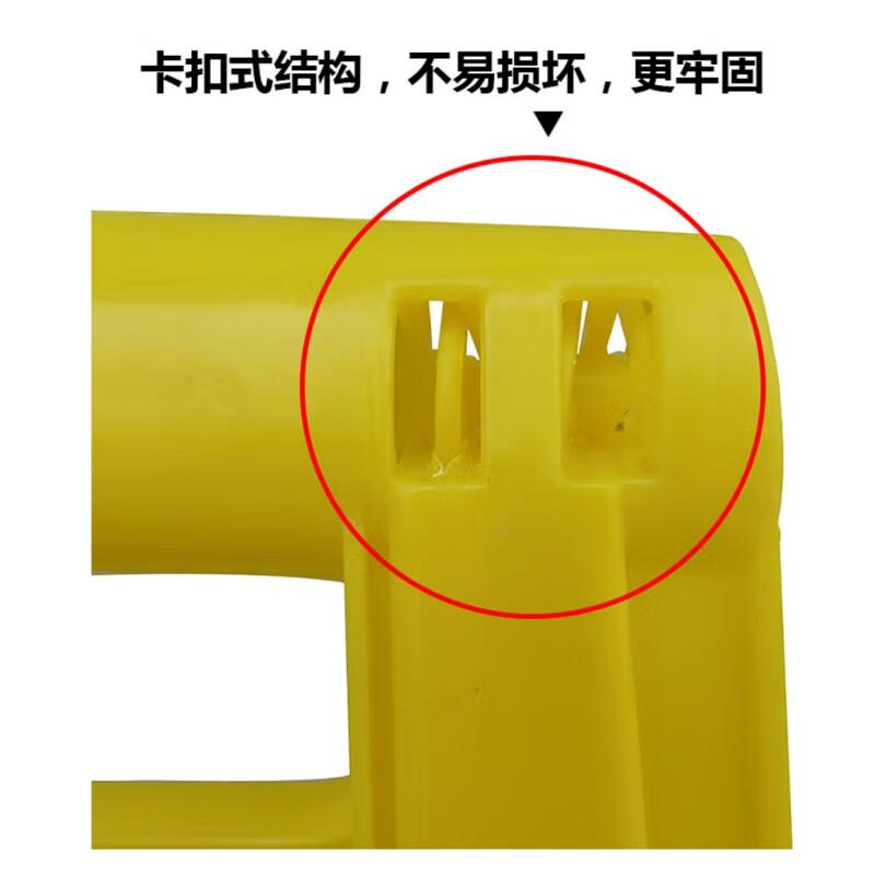 谋福 8467 人字牌A字牌 人字警示牌塑料指示牌 （A字告示牌 空白无字款）  7个起订按（个）销售