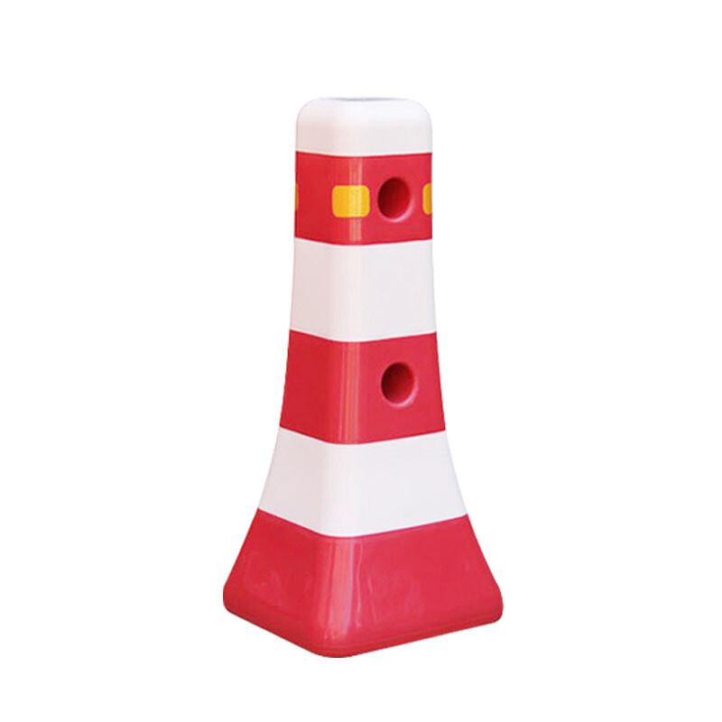 谋福 9620 塑料隔离墩 隔离护栏围栏 红白色  2个起订按（个）销售