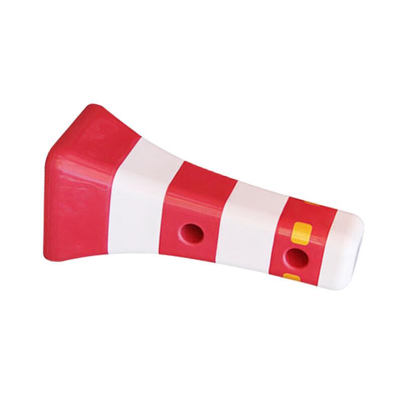 谋福 9620 塑料隔离墩 隔离护栏围栏 红白色  2个起订按（个）销售