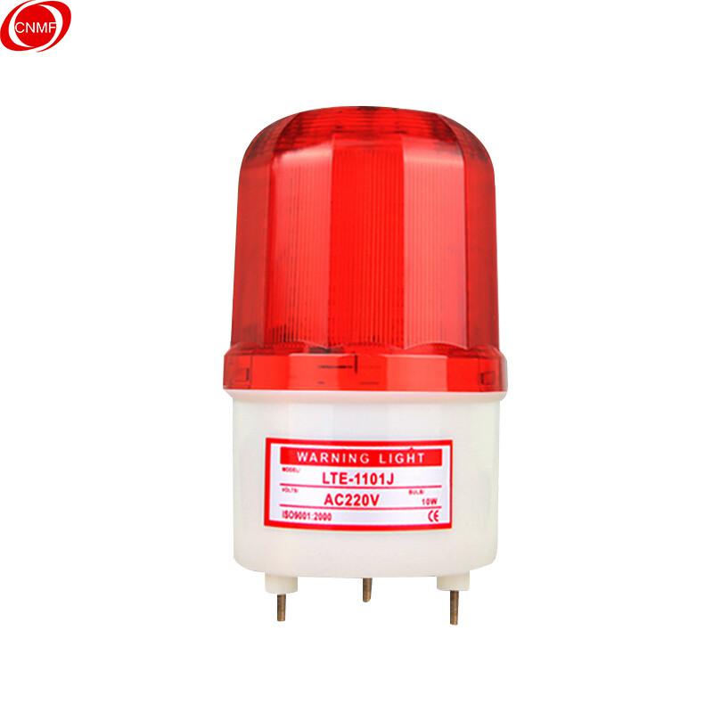 谋福 329 旋转爆闪警报灯 红色 带报警声音（声光一体）12V  4个起订按（个）销售