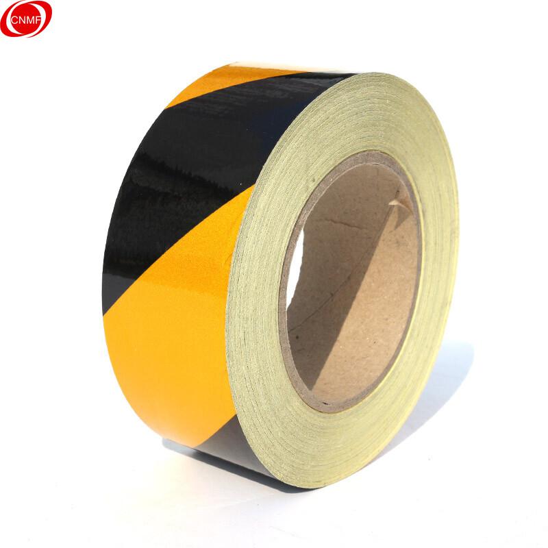 谋福 84072 反光胶带 反光膜警示胶带 长45.7米（10cm宽 黄黑色 ）  2卷起订按（卷）销售