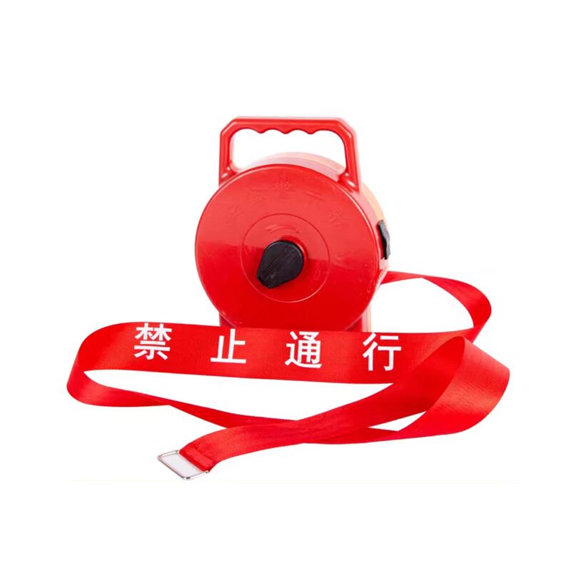月桐 YT-S0164 加厚盒式帆布交通安全警戒带 禁止通行 宽5cm 长50m 2卷起订按卷销售