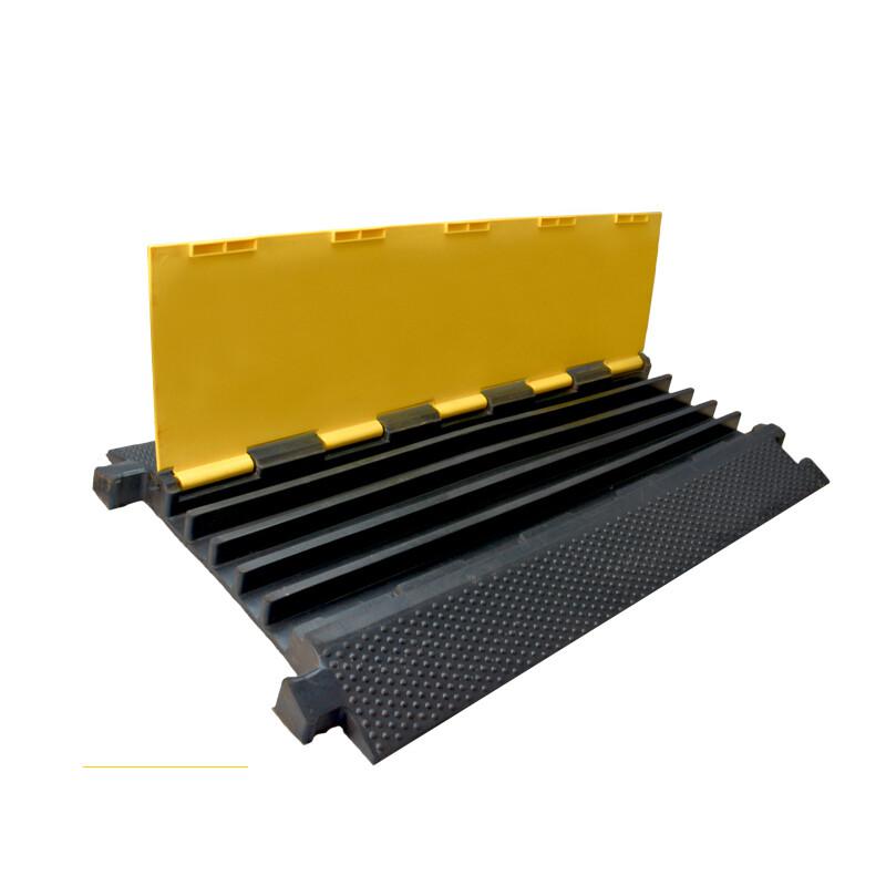 谋福 562 线槽减速带橡胶 电线保护槽 盖板大五槽90*49*5.0cm按（个）销售