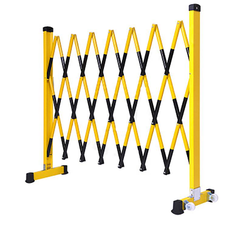 谋福 GLHL-003 黄黑色玻璃钢绝缘伸缩围栏 1.2m*3m管式按（个）销售