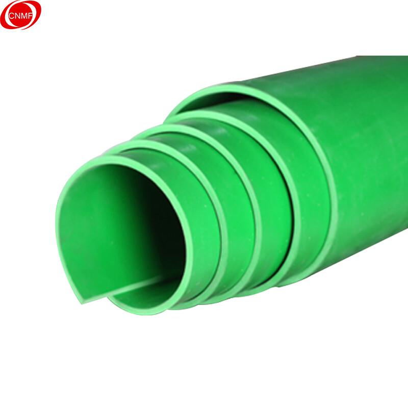 谋福 132 绝缘胶垫橡胶板胶皮高压绝缘垫配电房绝缘胶板 10kv高压绝缘垫（绿平5mm厚 1米*1米）  2张起订按（张）销售