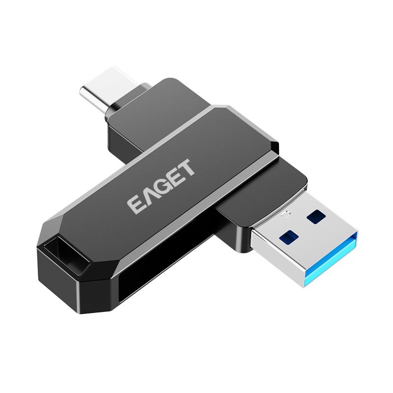 忆捷 CF66-128G U盘 Type-C USB3.2 双接口按个销售