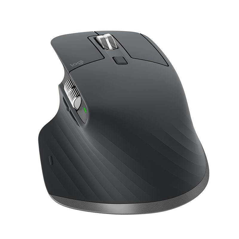 罗技 MX MASTER 3S 商用版 无线蓝牙鼠标 商务办公轻音鼠标 石墨黑 无线蓝牙鼠标按个销售