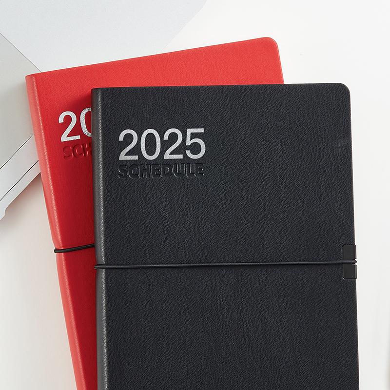 齐心 CPC2025 PU面2025年历本 A5 178张 黑色按（本）销售