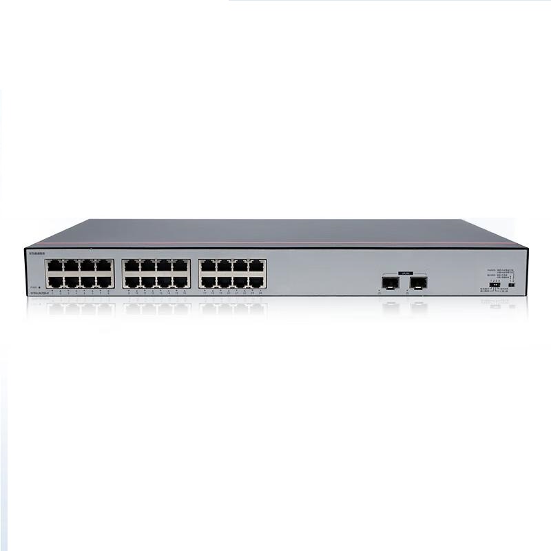 华为 数通智选 S1730S-L24LP2SR-A1 千兆POE交换机 24口千兆电口+2口上行  光纤口机架式POE供电按（台）销售