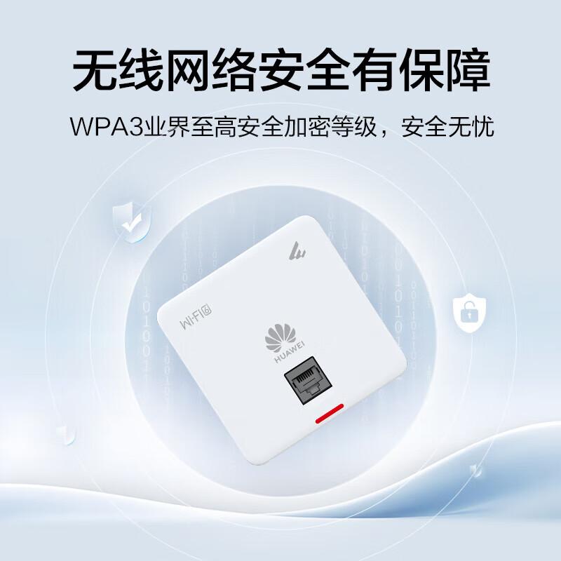 华为 智易AP160 wifi6无线ap面板 1800M双GE电口2+2千兆双频5g  幻银灰按（台）销售