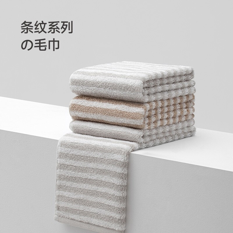最生活 A-1182 条纹毛巾两条礼盒 100g 34*70cm按（盒）销售