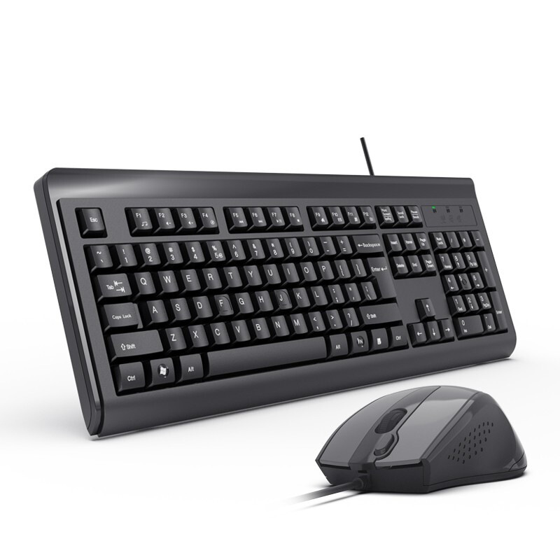 双飞燕 KB-N8510 有线键鼠套装 黑色按套销售