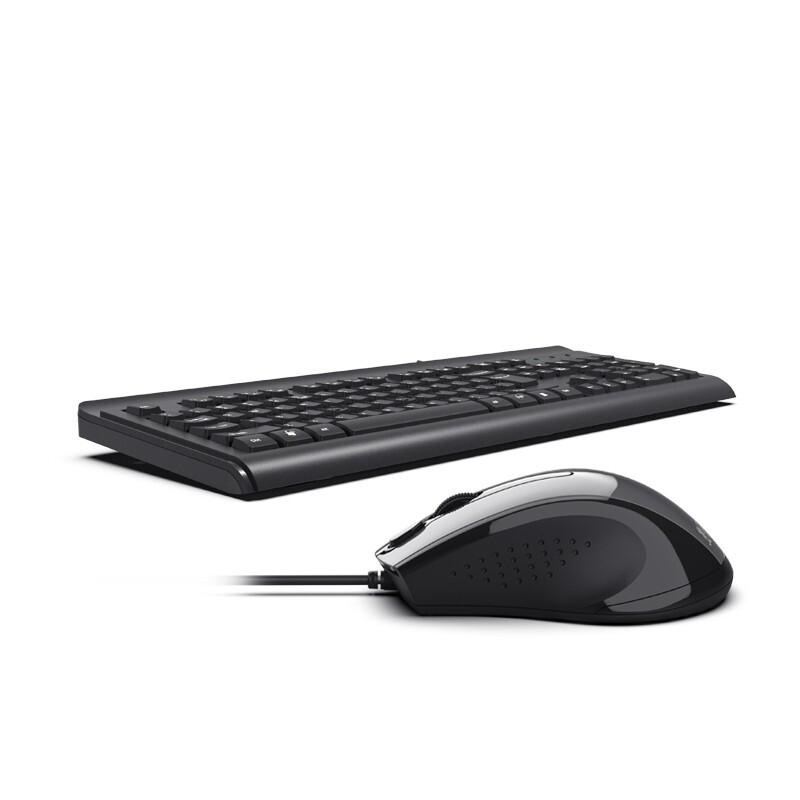 双飞燕 KB-N8510 有线键鼠套装 黑色按套销售