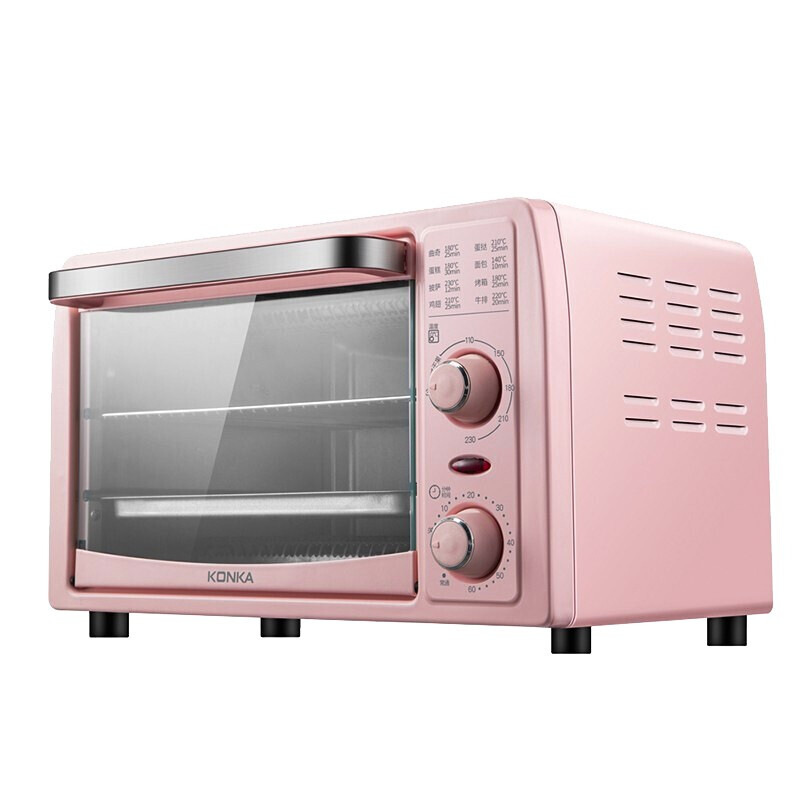 康佳 KAO-T6 多功能电烤箱粉色 13L