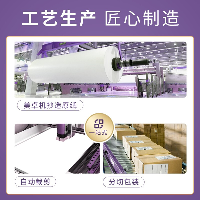 晨光 APYVSG36 紫晨光 A4 70g 多功能双面打印复印纸热销款 500张/包 5包/箱（整箱2500张）按箱销售