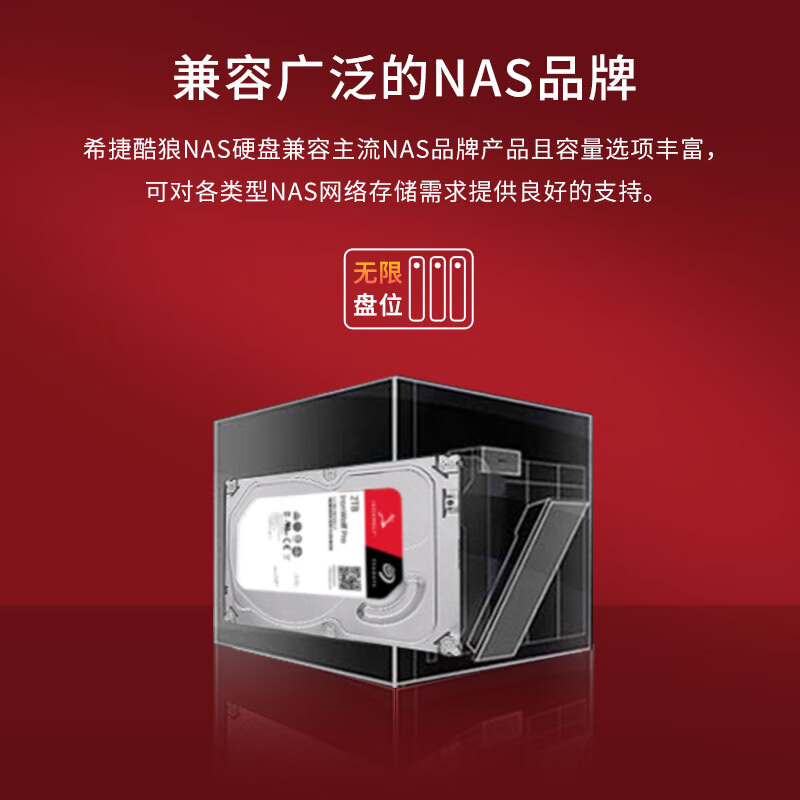 希捷 ST10000NT001 NAS硬盘 企业级 256MB 7200转 CMR垂直 SATA 希捷酷狼PRO 10TB按个销售