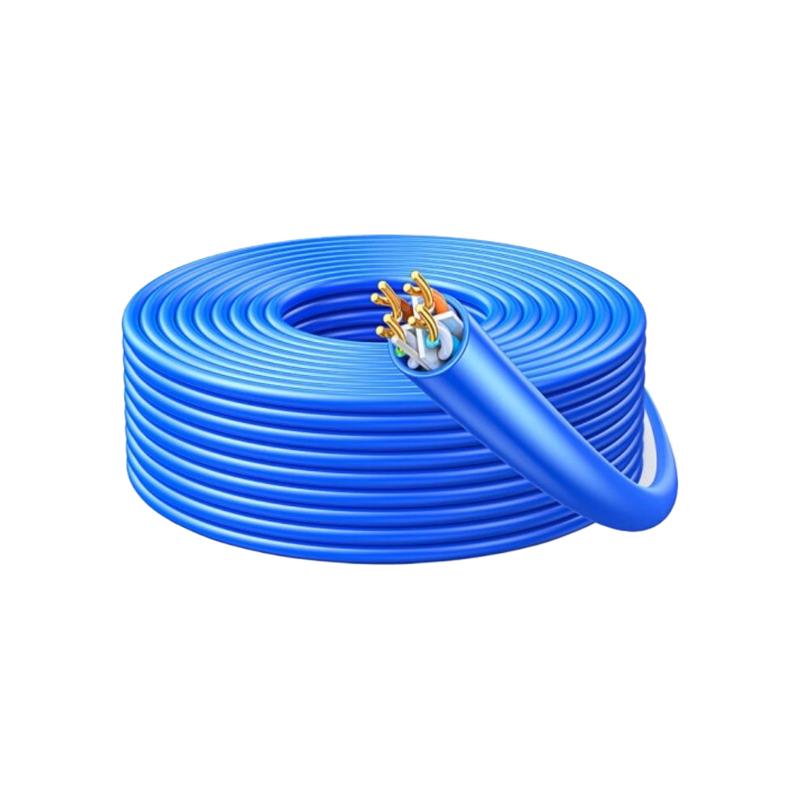 绿联 11257 六类千兆网线0.57±0.008mm纯铜线芯 CAT6类非屏蔽双绞线 100米按卷销售