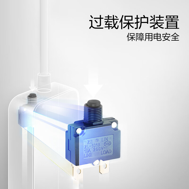 公牛 GNV-U1308 30W PD苹果快充超功率接线板 8插孔 3米 白色按个销售