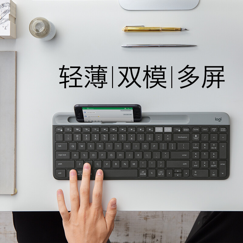 罗技 K580 蓝牙无线键盘 星空灰按个销售 罗技 K580 蓝牙无线键盘 星空灰按个销售