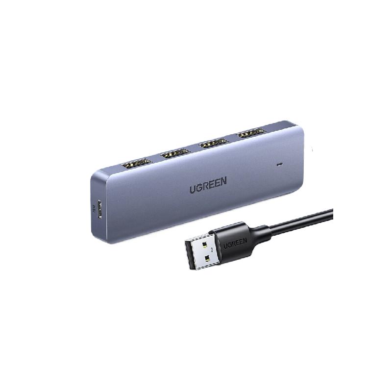 绿联 15918 高速4口集线器HUB拓展坞 USB3.0分线器 1米按个销售