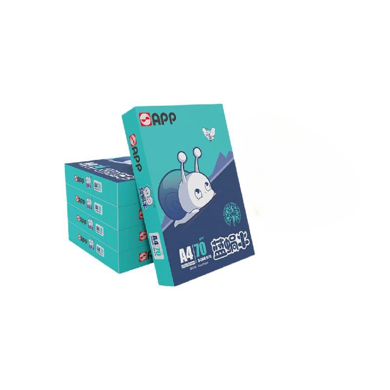 APP 蓝蜗牛 A4/70g 复印纸 500张/包8包/箱（4000张）按箱销售