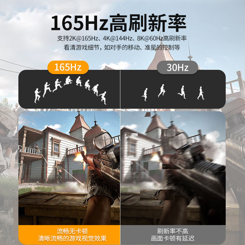 顺发 优籁特DP线 1.4版8K60Hz高清线4K144Hz公对公显卡电脑240Hz 1米按根销售