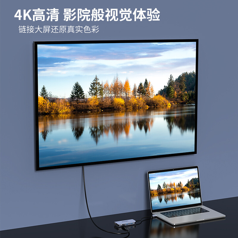 飞利浦 SWR1602H/93 type-c扩展坞 usb-c转hdmi网口vga拓展坞 Type-C9台1扩展坞HDMI/网口/VGA按个销售