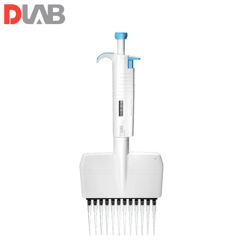大龙 MicroPette Plus 全消毒手动12道可调式移液器（磁吸款） 5-50μL按支销售