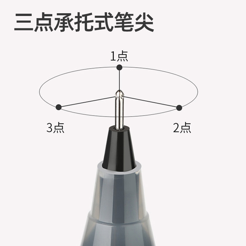 百乐 BL-P70 中性笔顺滑针嘴签字笔 0.7mm 12支装 红色按盒销售