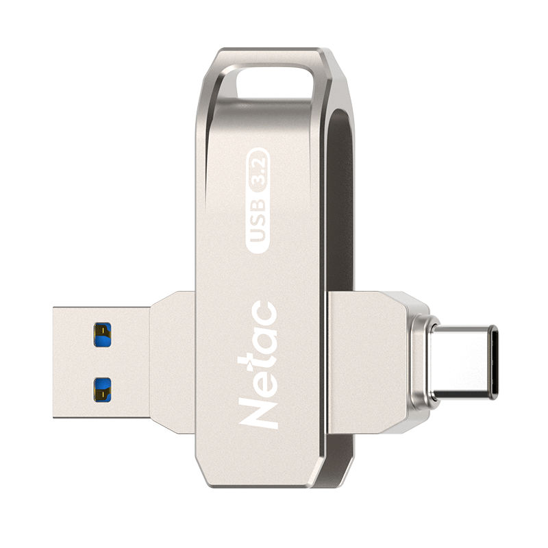 朗科 US15 Type-C/USB3.2 双接口U盘 128GB按个销售
