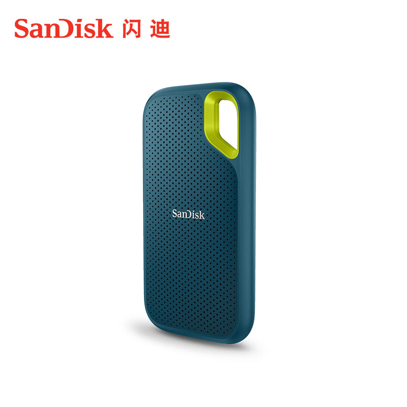 闪迪 SDSSDE61-4T00-Z25M Nvme移动固态硬盘（PSSD）E61 极速卓越版松柏青 读速1050MB/s 4TB按个销售