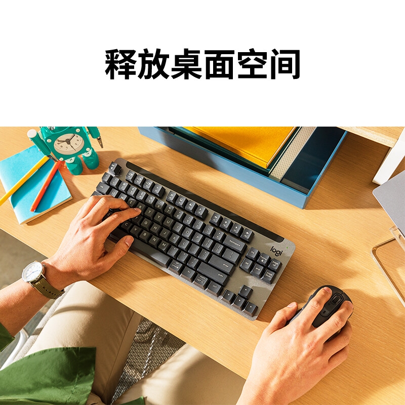 罗技 K855 无线蓝牙机械键盘 优选系列 84键 黑色 TTC红轴 带Logit Bolt接收器按个销售 罗技 K855 无线蓝牙机械键盘 优选系列 84键 黑色 TTC红轴 带Logit Bolt接收器按个销售