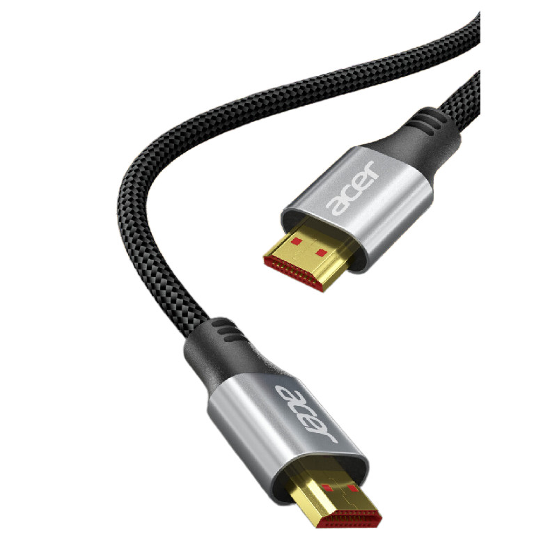 宏碁 HDMI线2.0版铝合金 3D视频线工程级笔记本电脑显示器数据连接线 4K高清线3米按根销售