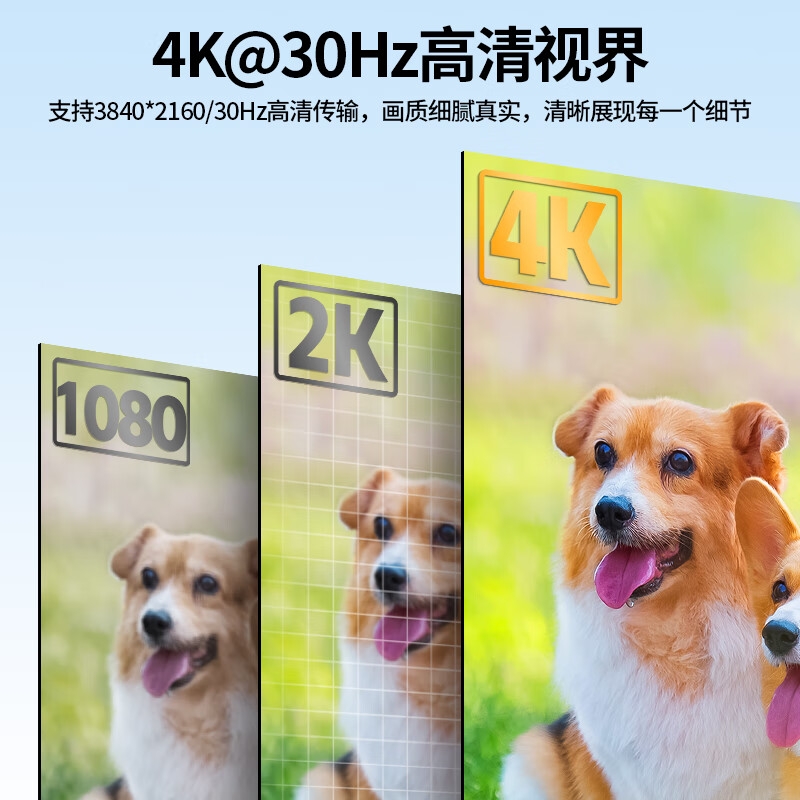 宏碁 DP转HDMI转接线 4K高清视频转换器电脑显示器投屏线 1.8米按根销售