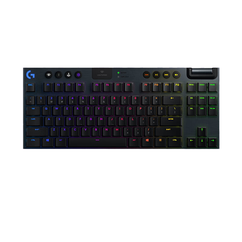 罗技 G913 TKL 无线蓝牙有线三模机械无数字键盘 87键 T轴（类茶轴）按个销售