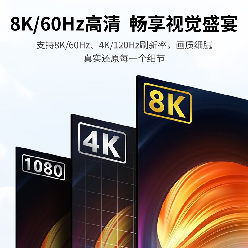 毕亚兹 ZH166 主动式Mini DP1.4转HDMI2.1母转接头转换线 [8K60HZ]按根销售