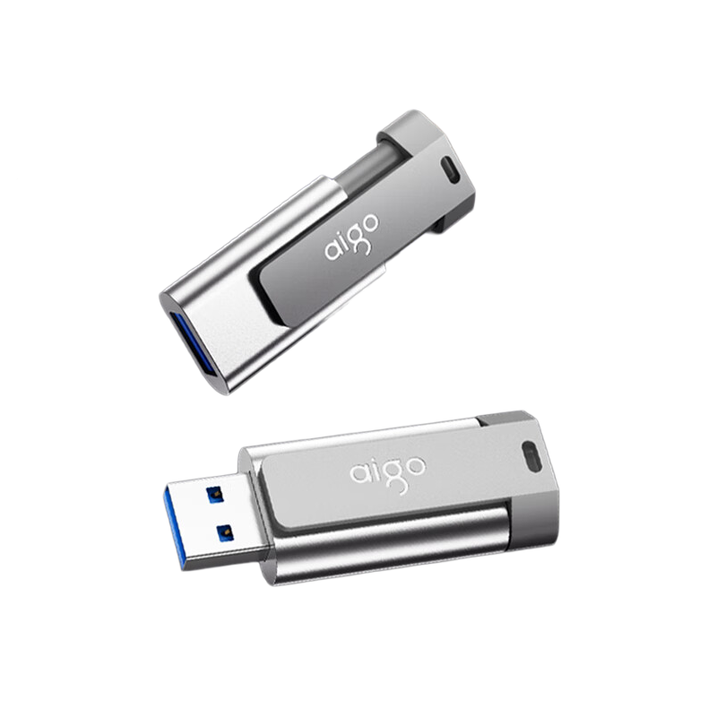 爱国者 U332 USB3.2背夹式高速U盘 64GB 深空灰按个销售