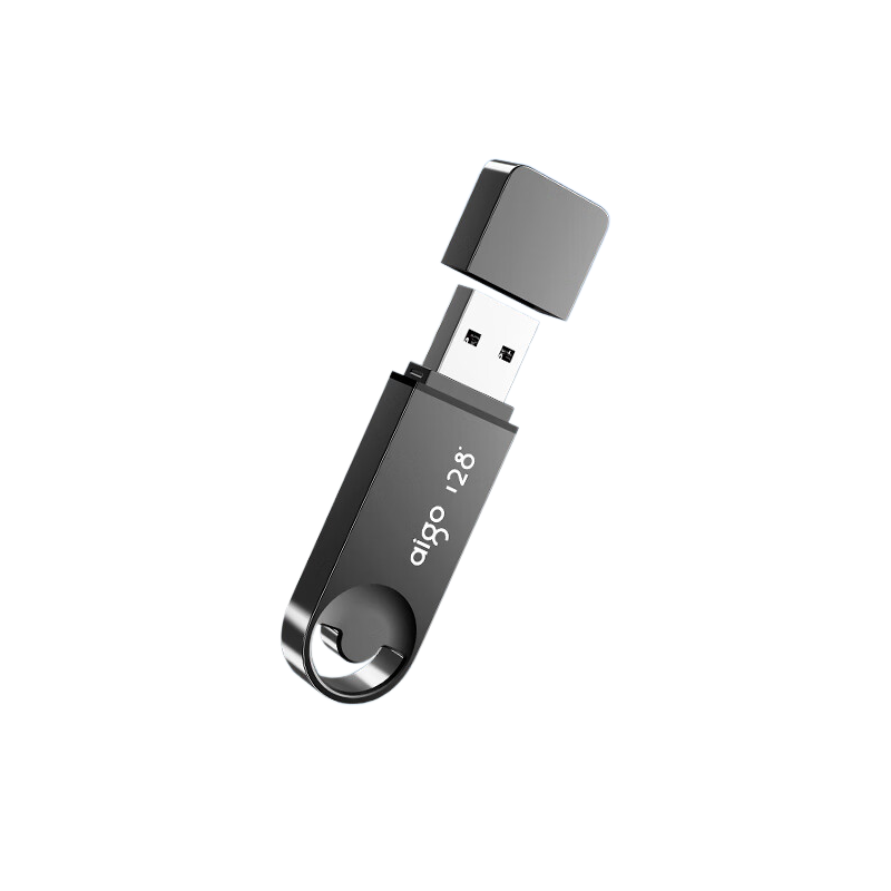 爱国者 U336 USB3.2 金属盖帽笑脸挂环高速U盘 128GB按个销售