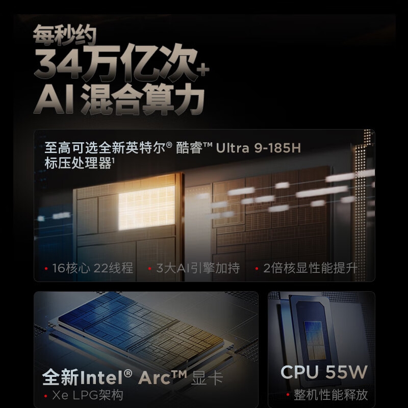 ThinkPad T14p AI 2024 全新酷睿Ultra处理器联想高性能标压工程师本笔记本电脑 Ultra 9-185H 32G 1T独显00CD按台销售