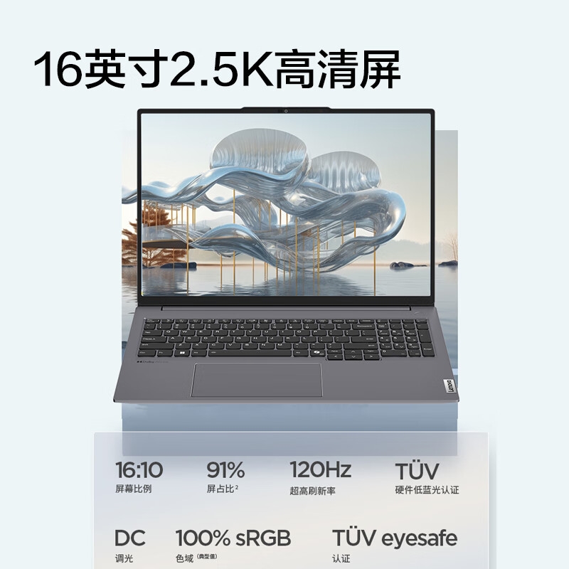 ThinkPad ThinkBook16+2024 AI全能本 轻薄学生办公笔记本电脑 Ultra5 16G 1T 0HCD 8G独显按台销售