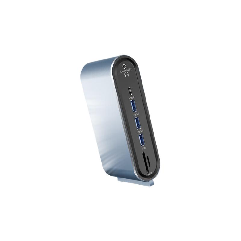 宏碁 ODK310 Type-C立式扩展坞HDMI/VGA高清投屏4k千兆网线网口转接头 12合1桌面式扩展坞按个销售