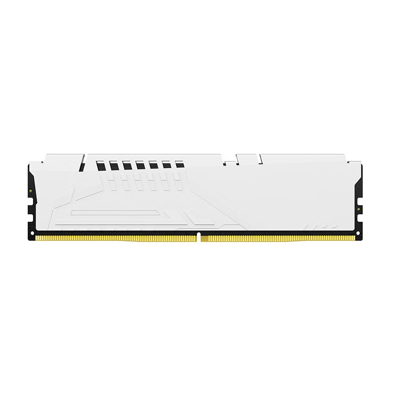 金士顿 DDR5 6400 台式机内存条 Beast 超级野兽系列 FURY 64GB(32G×2)套装 海力士A-die白按套销售