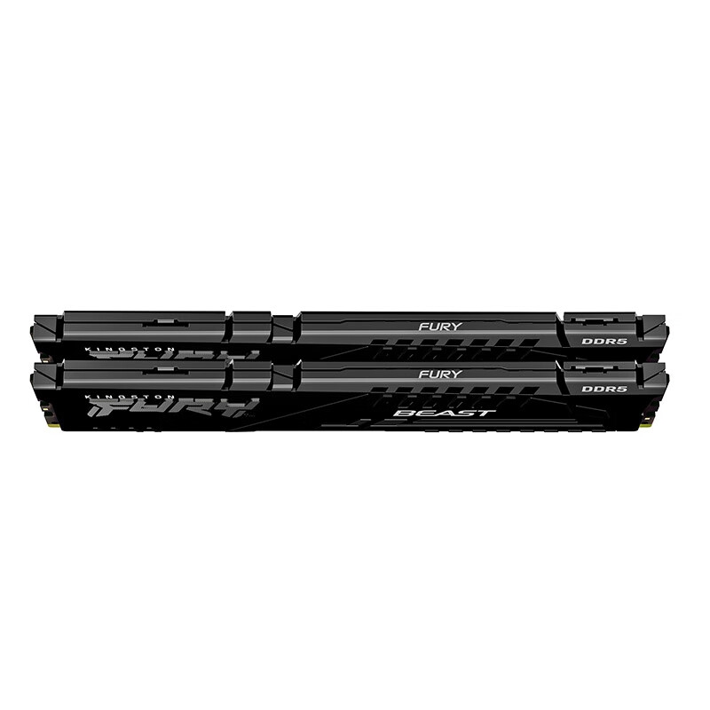 金士顿 DDR5 6400 台式机内存条 Beast 超级野兽系列 FURY 16GB 海力士A-die黑按条销售
