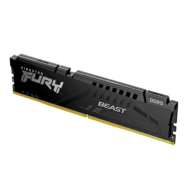 金士顿 DDR5 6000 台式机内存条 Beast 超级野兽系列 FURY 16GB 海力士A-die黑按条销售