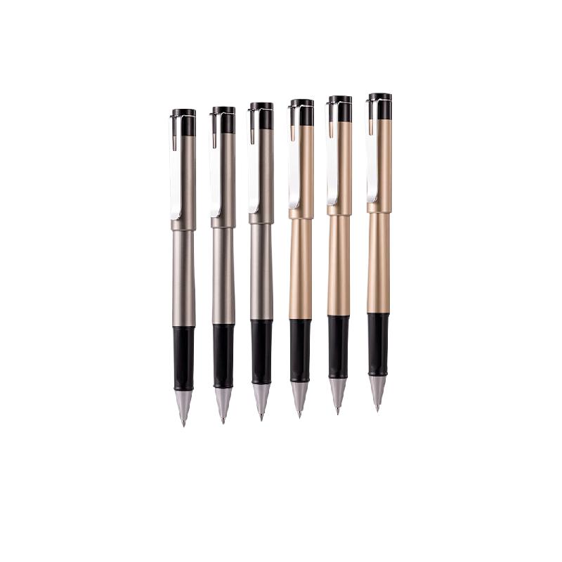 得力 S95 商务中性笔水笔 0.5mm 12支/盒 黑色按盒销售